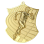 Złoty medal dla biegacza MD8061 – miejsce I – metalowy medal sportowy z motywem biegacza. Doskonała nagroda na maraton, bieg uliczny lub szkolne zawody lekkoatletyczne.