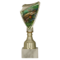 Puchar plastikowy 9297/FIS2 złoty – wędkarstwo z grafiką szczupaka na zielonym tle. Model na marmurowej podstawie sprawdzi się na zawody, konkursy i wydarzenia wędkarskie. Miejsce na tabliczkę z nadrukiem.