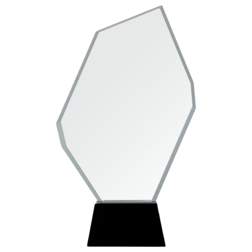 Statuetka szklana C069 z etui w komplecie to elegancka nagroda na jubileusze, gale i wyróżnienia firmowe. Geometryczna forma podkreśla prestiż, a dołączone etui nadaje całości reprezentacyjny charakter.