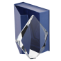 Statuetka szklana C036 z etui w komplecie to elegancka nagroda na jubileusze, gale i wyróżnienia firmowe. Geometryczna forma podkreśla prestiż, a dołączone etui ułatwia efektowne wręczenie i przechowywanie.