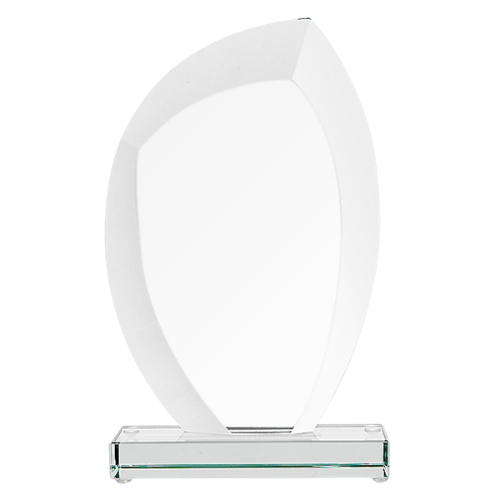 Statuetka szklana G010 z etui w komplecie to elegancka nagroda na jubileusze, gale i wyróżnienia. Szklana forma pięknie eksponuje personalizację, a etui dodaje całości prestiżowego charakteru.