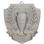 Medal srebrny MD8056/S – miejsce II – metalowy medal sportowy z pucharem i wieńcem laurowym, śr. 7 cm. Pasuje do wstążek 11 i 22 mm. Idealna nagroda na zawody sportowe i turnieje.