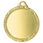 Złoty medal sportowy MMC1132/G – okrągły medal śr. 3,2 cm z miejscem na emblemat. Uniwersalna nagroda na zawody szkolne, turnieje i olimpiady.