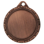 Brązowy medal sportowy MMC1132/B – okrągły medal śr. 3,2 cm z miejscem na emblemat. Uniwersalna nagroda na zawody szkolne, turnieje i olimpiady.
