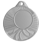 Srebrny medal sportowy MMC1650/S – okrągły medal śr. 5 cm z miejscem na emblemat i promienistym wzorem. Idealna nagroda na zawody sportowe, turnieje szkolne i klubowe.