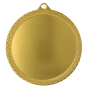 Złoty medal sportowy MMC6062/G – duży okrągły medal śr. 6 cm z szerokim miejscem na emblemat. Idealna nagroda na zawody sportowe, turnieje szkolne i klubowe.