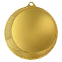 Złoty medal sportowy MMC6063/G – duży okrągły medal śr. 6 cm z szerokim miejscem na emblemat. Idealna nagroda na zawody sportowe, turnieje szkolne i klubowe.