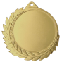 Złoty medal sportowy MMC7010/G – duży okrągły medal śr. 7 cm z miejscem na emblemat i wieńcem laurowym. Idealna nagroda na zawody sportowe, turnieje szkolne i klubowe.