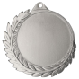 Srebrny medal sportowy MMC7010/S – duży okrągły medal śr. 7 cm z miejscem na emblemat i wieńcem laurowym. Idealna nagroda na zawody sportowe, turnieje szkolne i klubowe.