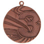 Brązowy medal sportowy MMC6040/B – miejsce 3 – okrągły medal śr. 4 cm z numerem 3. Gotowa nagroda na zawody sportowe i turnieje szkolne.