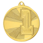 Złoty medal sportowy MMC29050/G – miejsce 1 – okrągły medal śr. 5 cm z dużym numerem 1. Gotowa nagroda na zawody sportowe i turnieje szkolne.