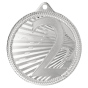 Srebrny medal sportowy MMC44050/S – miejsce 2 – okrągły medal śr. 5 cm z numerem 2 i wzorem promieni. Gotowa nagroda na zawody sportowe i turnieje szkolne.