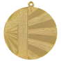 Złoty medal sportowy MMC7071/G – miejsce 1 – duży okrągły medal śr. 7 cm z numerem 1 i wzorem promieni. Gotowa nagroda na zawody sportowe i turnieje szkolne.