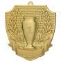 Złoty medal MD8056/G – miejsce I – metalowy medal sportowy z pucharem i wieńcem laurowym, śr. 7 cm. Prestiżowa nagroda na zawody sportowe i turnieje.