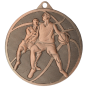 Brązowy medal koszykówka MMC40050/B – okrągły medal śr. 5 cm z motywem koszykarza. Idealna nagroda na turniej koszykówki i ligę szkolną.