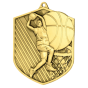 Złoty medal koszykówka MD8048/G – odlewany medal 7,9×6,4 cm z reliefem koszykarza i siatki. Idealna nagroda na turniej koszykówki i ligę szkolną.