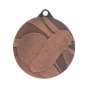 Brązowy medal piłka nożna ME5003/B – stalowy medal z motywem piłki i zawodnika. Idealna nagroda na turniej piłki nożnej i ligę szkolną.