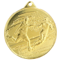 Złoty medal piłka nożna MMC1150/G – okrągły medal śr. 5 cm z motywem piłkarza w akcji. Idealna nagroda na turniej piłki nożnej i ligę szkolną.