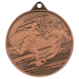 Brązowy medal piłka nożna MMC1150/B – okrągły medal śr. 5 cm z motywem piłkarza w akcji. Idealna nagroda na turniej piłki nożnej i ligę szkolną.