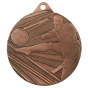 Brązowy medal piłka nożna ME001/B – okrągły medal śr. 5 cm z motywem piłkarza przy bramce. Idealna nagroda na turniej piłki nożnej i ligę szkolną.