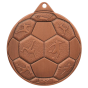 Brązowy medal piłka nożna MMC8850/B – okrągły medal śr. 5 cm z motywem piłki nożnej. Wykonany z metalu, grubość 2 mm. Idealna nagroda na turniej piłki nożnej i ligę szkolną.