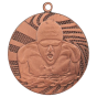 Brązowy medal pływanie MMC1640/B – okrągły medal śr. 4 cm z motywem pływaka. Wykonany z metalu, grubość 2 mm. Idealna nagroda na zawody pływackie i ligę szkolną.