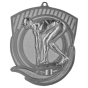 Srebrny medal pływanie MD8062/S – medal w kształcie tarczy 79x62 mm z motywem pływaka na starcie. Wykonany z metalu, grubość 3 mm. Idealna nagroda na zawody pływackie i ligę szkolną.