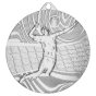 Srebrny medal siatkówka MMC41050/S – okrągły medal śr. 5 cm z motywem zawodniczki serwującej. Wykonany z metalu, grubość 2 mm. Idealna nagroda na turniej siatkówki i ligę szkolną.
