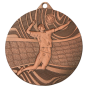 Brązowy medal siatkówka MMC41050/B – okrągły medal śr. 5 cm z motywem zawodniczki serwującej. Wykonany z metalu, grubość 2 mm. Idealna nagroda na turniej siatkówki i ligę szkolną.