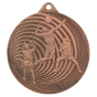 Brązowy medal siatkówka MMC3073/B – okrągły medal śr. 7 cm z motywem zawodników przy siatce. Wykonany z metalu, grubość 2,5 mm. Idealna nagroda na turniej siatkówki i ligę szkolną.