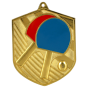Złoty medal odlewany tenis stołowy MD8052/G – odlewany medal w kształcie tarczy 80x64 mm z motywem rakietki. Wykonany z metalu z kolorowymi emaliami. Idealna nagroda na turniej tenisa stołowego i ligę szkolną.