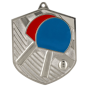 Srebrny medal odlewany tenis stołowy MD8052/S – odlewany medal w kształcie tarczy 80x64 mm z motywem rakietki. Wykonany z metalu z kolorowymi emaliami. Idealna nagroda na turniej tenisa stołowego i ligę szkolną.