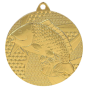 Złoty medal wędkarstwo MMC7950/G – okrągły medal śr. 5 cm z motywem ryby. Wykonany z metalu, grubość 2 mm. Idealna nagroda na zawody wędkarskie i turnieje klubowe.