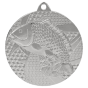 Srebrny medal wędkarstwo MMC7950/S – okrągły medal śr. 5 cm z motywem ryby. Wykonany z metalu, grubość 2 mm. Idealna nagroda na zawody wędkarskie i turnieje klubowe.