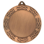 Brązowy medal ME0270/B – okrągły medal śr. 7 cm z miejscem na emblemat śr. 50 mm. Wykonany z metalu, grubość 2 mm. Uniwersalna nagroda na zawody sportowe i turnieje szkolne.