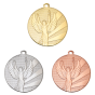 Medal Wiktoria D112J – metalowy medal śr. 50 mm z wytłoczoną postacią uskrzydlonej bogini zwycięstwa. Pole na grawer śr. 46 mm z tyłu. Dostępny w trzech wersjach kolorystycznych: złotej, srebrnej i brązowej. Idealny na zawody sportowe i turnieje.