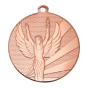 Medal brązowy Wiktoria D112J.03 – metalowy medal śr. 50 mm z wytłoczoną postacią uskrzydlonej bogini zwycięstwa. Pole na grawer śr. 46 mm z tyłu. Idealny na trzecie miejsce, zawody sportowe i turnieje.