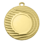 Medal złoty DI5001.01 – metalowy medal śr. 50 mm z promienistym, falistym wykończeniem. Miejsce na emblemat śr. 25 mm z przodu oraz pole na grawer śr. 46 mm z tyłu. Idealny na pierwsze miejsce, zawody sportowe i turnieje.