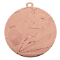 Medal brązowy D118A.03 – medal piłkarski z reliefem zawodnika z piłką, wykonany z metalu. Pole na grawer z tyłu. Idealny na trzecie miejsce, turnieje piłki nożnej i zawody sportowe.