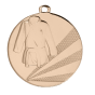 Medal brązowy D112D.03 – medal sztuk walki z wizerunkiem kimona, wykonany z metalu. Pole na grawer z tyłu. Idealny na trzecie miejsce, zawody judo, karate i sztuki walki.