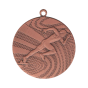 Medal biegowy MMC1740/B 40 mm - brązowy