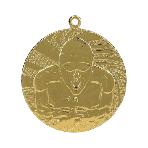 Medal pływacki MMC1640/G 40 mm - złoty