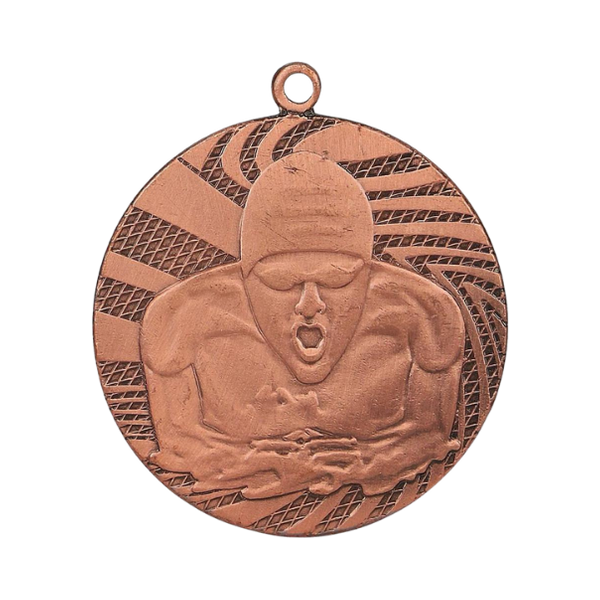 Medal pływacki MMC1640/B 40 mm - brązowy