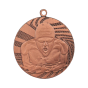 Medal pływacki MMC1640/B 40 mm - brązowy