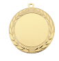 medal_me072_złoty.pngaMedal złoty ME.072.01.D – okrągły medal z wieńcem laurowym zdobiącym obrzeże, wykonany z metalu. Miejsce na emblemat z przodu oraz pole na grawer z tyłu. Idealny na pierwsze miejsce, zawody sportowe i uroczystości.