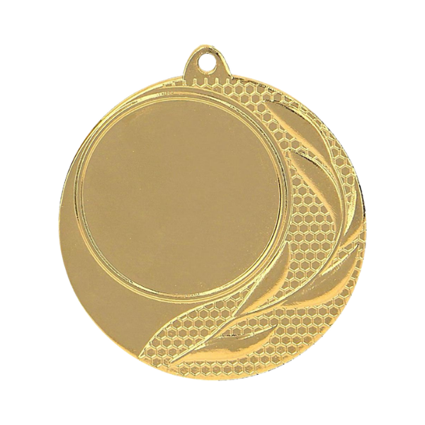 Medal MMC2540/G - złoty, miejsce na emblemat 25 mm