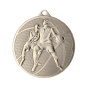 Medal koszykarski MMC40050/S - srebrny, 50 mm