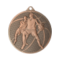 Medal koszykarski MMC40050/B - brązowy, 50 mm