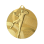 Medal do piłki ręcznej MMC39050/G - złoty, 50 mm