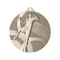 Medal do piłki ręcznej MMC39050/S - srebrny, 50 mm